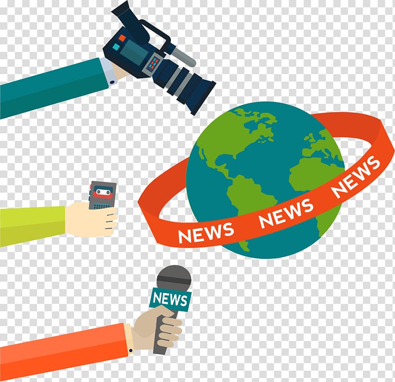 multicolored world news illustration, Information Journalist News media, Global News transparent background PNG clipart
