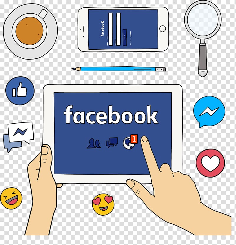 Facebook Blog Icon, Tablet social application transparent background PNG clipart