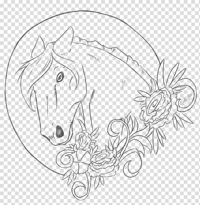 Horse head mask Line art Drawing Pony, horse transparent background PNG clipart