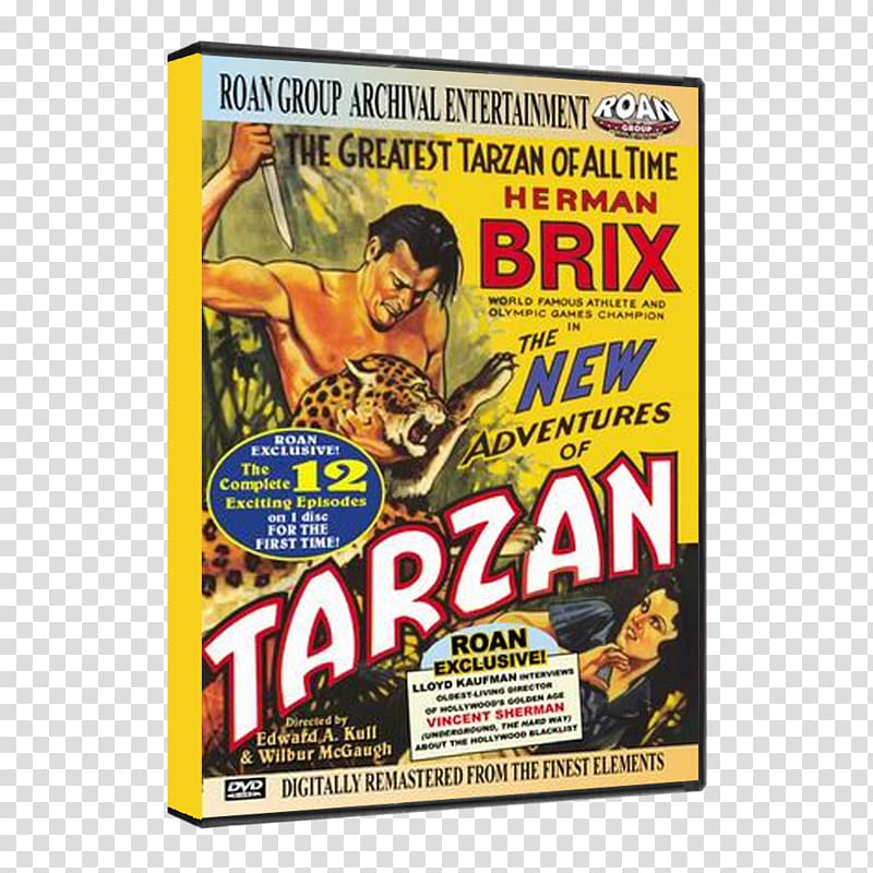 The New Adventures of Tarzan Poster Tarzan in film and other non-print media, tarzan transparent background PNG clipart