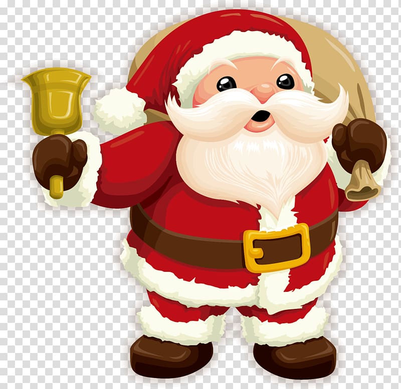Santa Claus Christmas Gift , Cartoon santa claus transparent background PNG clipart