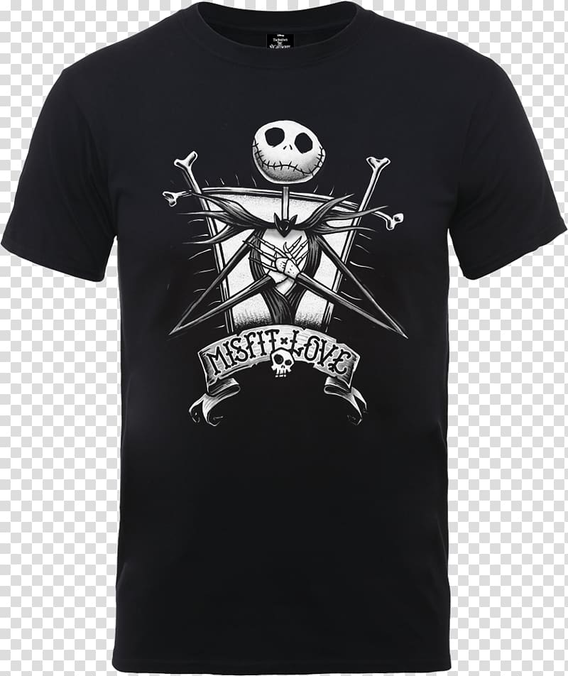 T-shirt Jack Skellington Hoodie Clothing, disney vip club transparent background PNG clipart