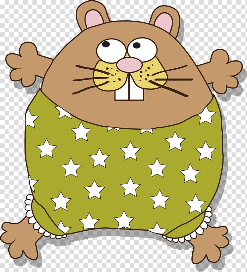 Rat Mouse Greeting card Illustration, Green cartoon mouse transparent background PNG clipart