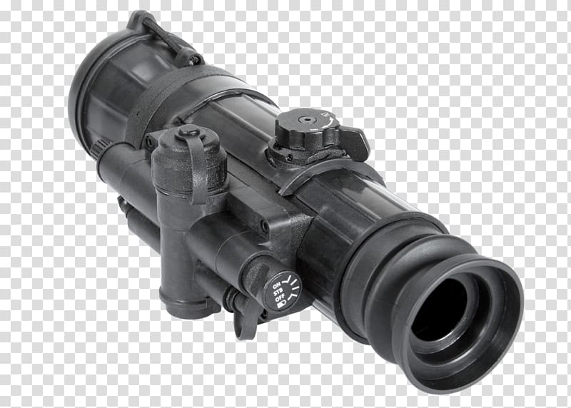 Night vision device Telescopic sight Monocular Day-Night Vision, Binoculars transparent background PNG clipart