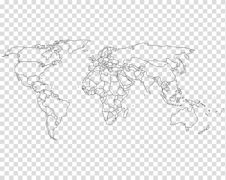 World map Blank map Globe, map transparent background PNG clipart