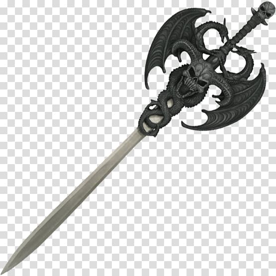 Knightly sword Battle axe Dagger Weapon, Sword transparent background PNG clipart
