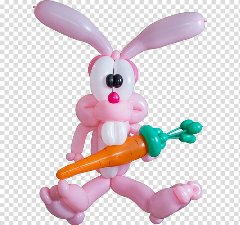 Balloon Dog Rabbit Balloon modelling Toy balloon, Balloon Dog transparent background PNG clipart
