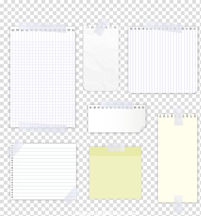 Paper White Pattern, notebook transparent background PNG clipart