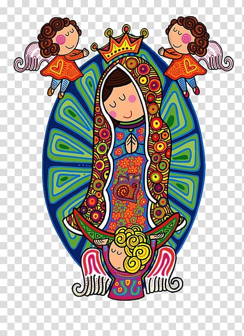 Our Lady of Guadalupe Drawing Painting Our Lady of Luján, virgen del carmen transparent background PNG clipart