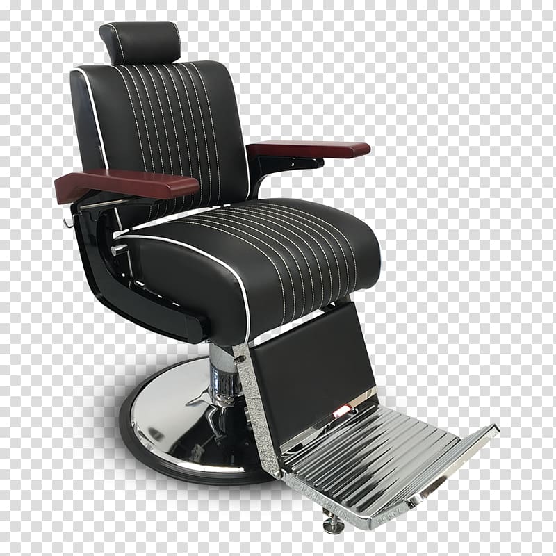 Barber chair Foot Rests Beauty Parlour, barber supplies transparent background PNG clipart