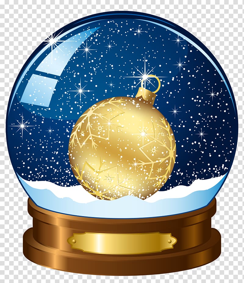 Rudolph Christmas tree Snow globe , Free Christmas crystal ball to pull the material transparent background PNG clipart