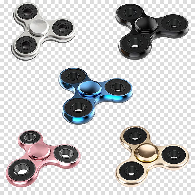 Fidget spinner Aluminium Fidgeting Metal Fidget Cube, fidget spinner transparent background PNG clipart