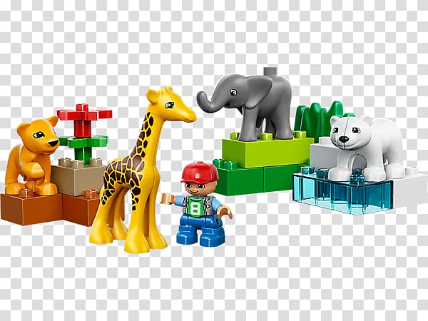 LEGO DUPLO 4962, Baby Zoo LEGO 10576 zookeeper The Baby Zoo Lego Baby, lego friends animals bear transparent background PNG clipart
