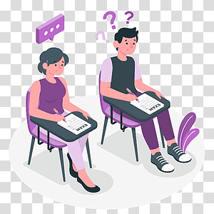 illustration, Exams, education, study, test, student, evaluation, question transparent background PNG clipart thumbnail