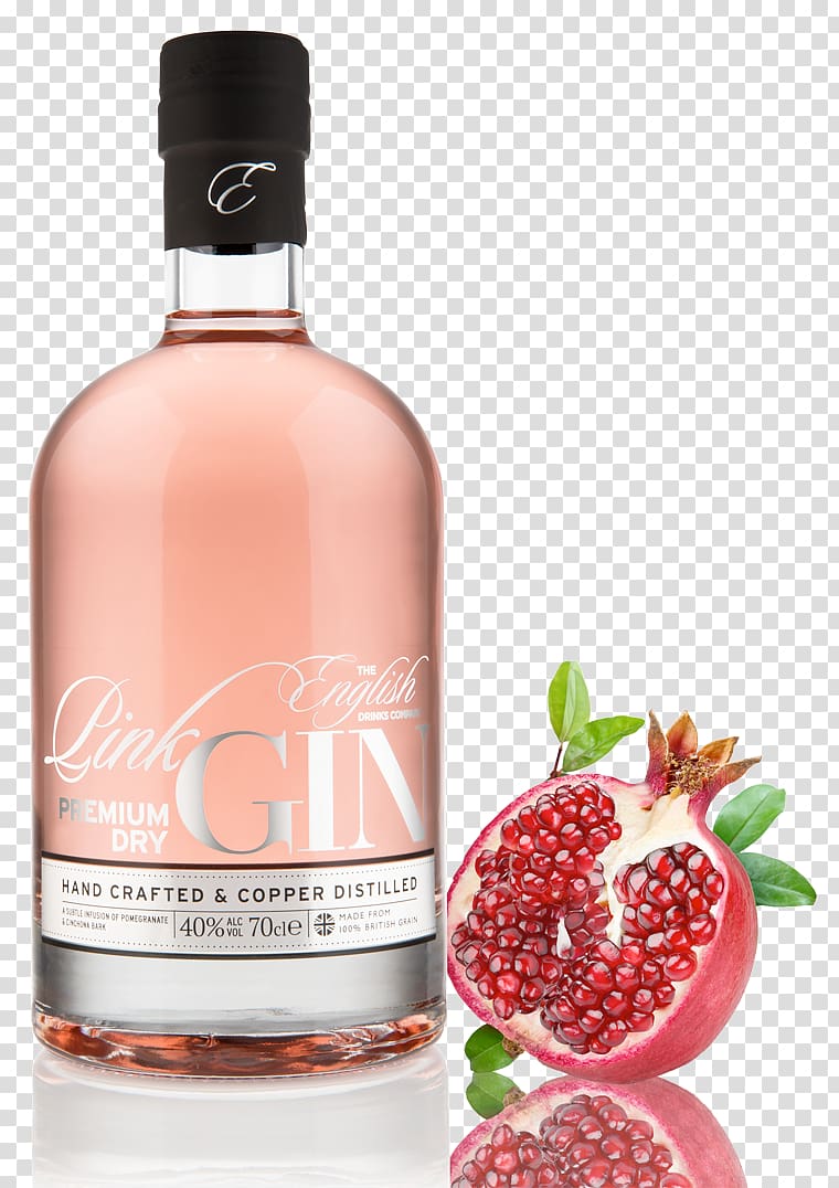 Pink Gin Gin and tonic Distilled beverage Pomegranate juice, gin fizz transparent background PNG clipart