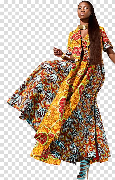 African wax prints Dress Clothing Fashion, African Textiles transparent background PNG clipart