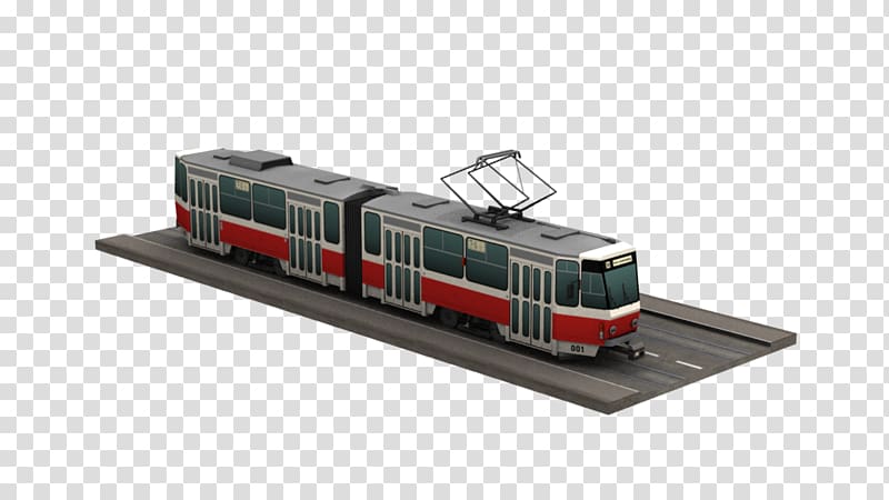 Railroad car Trolley Tatra Rail transport Train, train transparent background PNG clipart