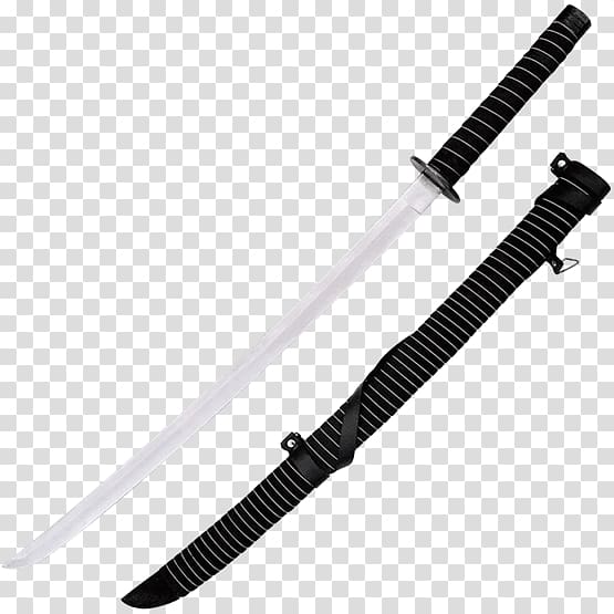 Knife Katana Wakizashi Japanese sword, knife transparent background PNG clipart