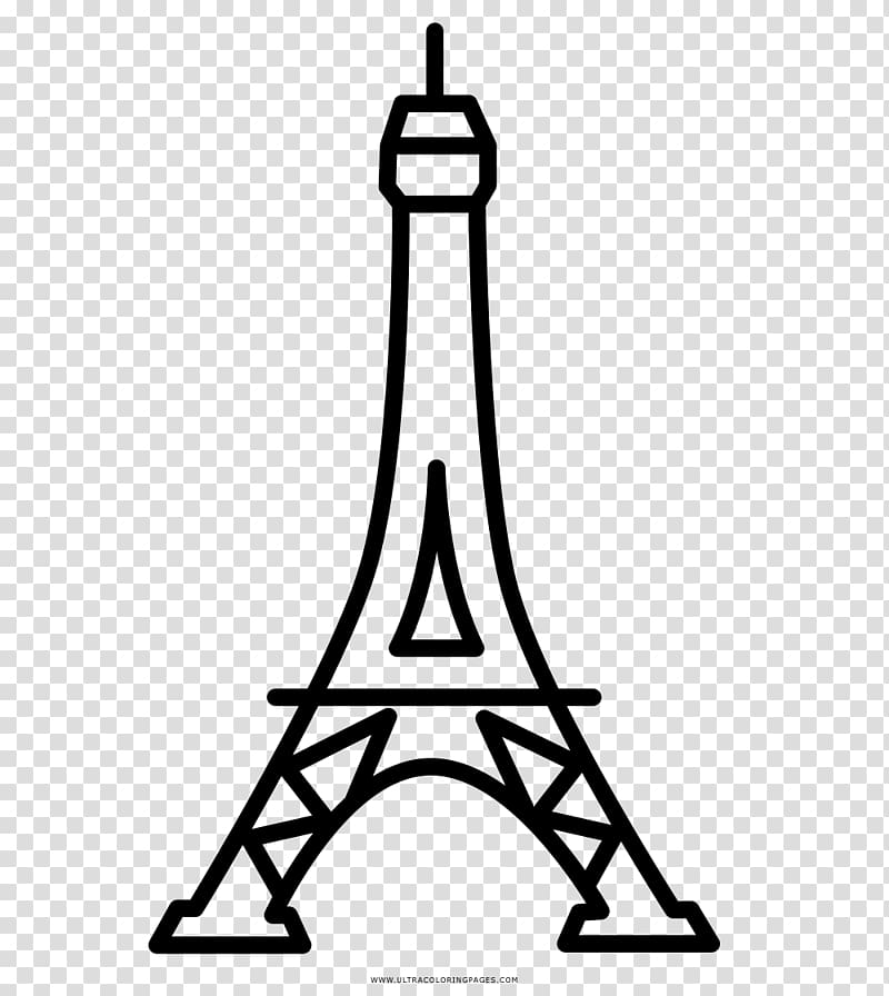 Eiffel Tower Drawing Coloring book, eiffel tower transparent background PNG clipart