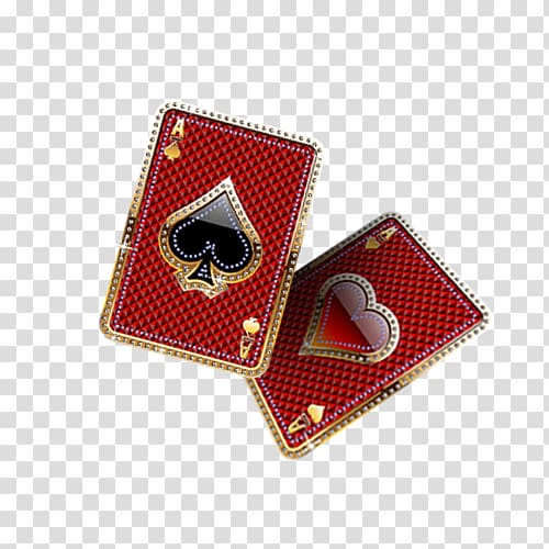 ace of spades and hearts playing card illustration, Playing card A, A two cards transparent background PNG clipart