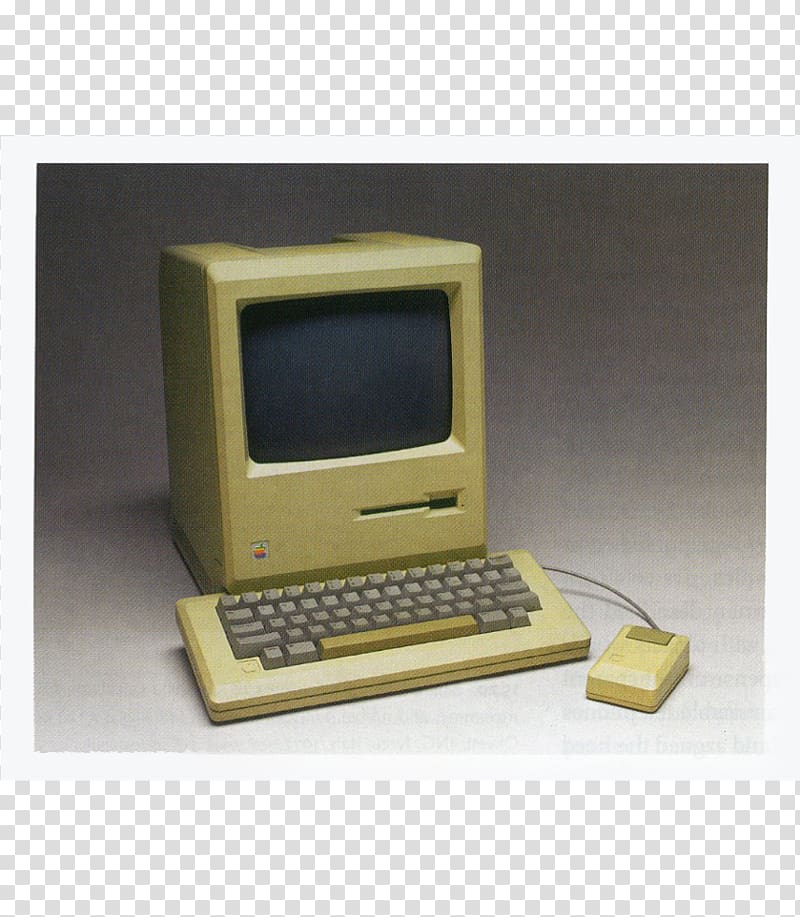 Apple Lisa Laptop Macintosh 128K, hand-painted moon transparent background PNG clipart