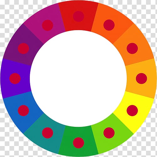 Color wheel Color theory Hue Primary color, colour wheel transparent background PNG clipart