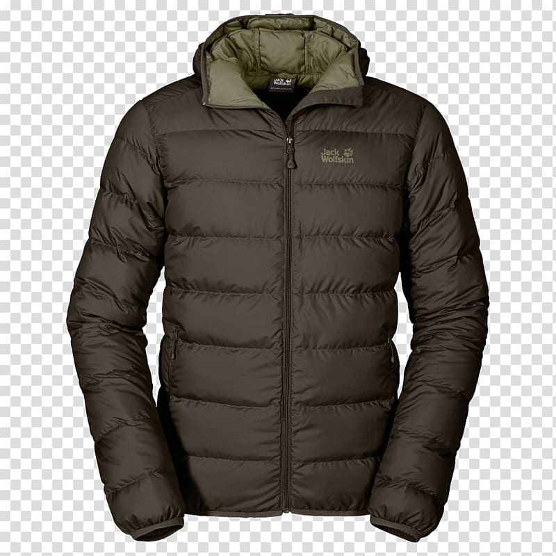 Down feather Jacket Jack Wolfskin Daunenjacke Clothing, jacket transparent background PNG clipart