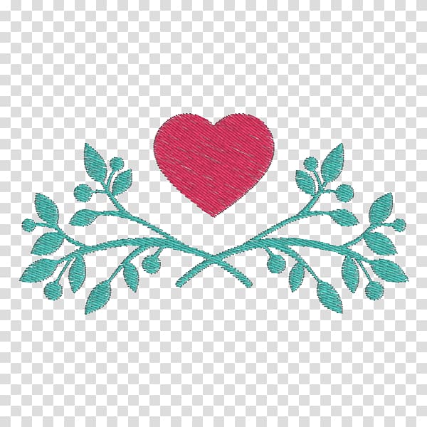 Ornament Heart Embroidery Felt Handicraft, heart transparent background PNG clipart