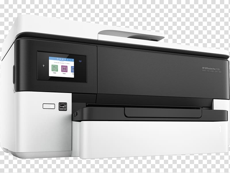 Hewlett-Packard Multi-function printer HP Officejet Pro 7720, hewlett-packard transparent background PNG clipart