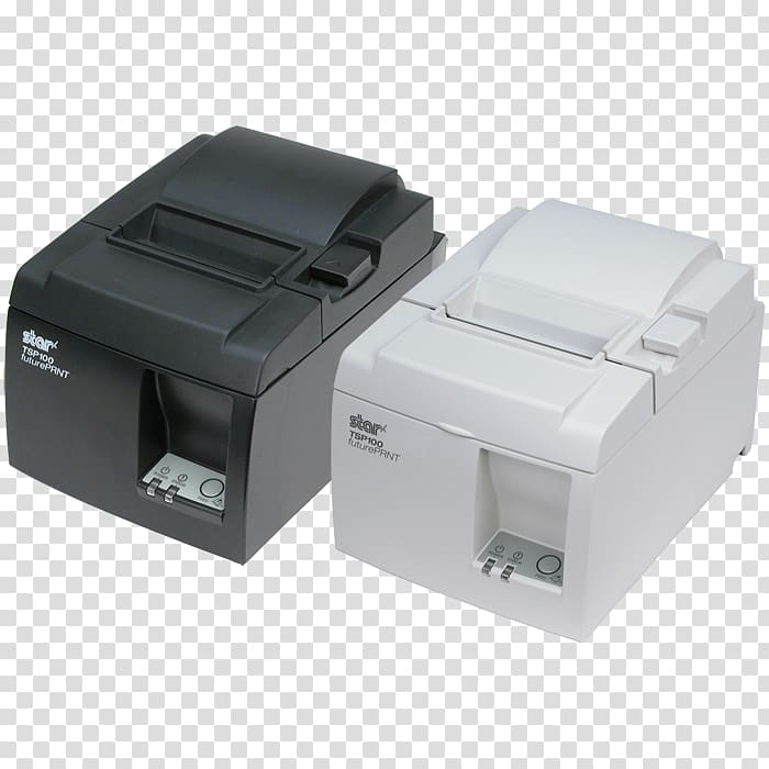 Printer Thermal printing Point of sale Star Micronics TSP100, printer transparent background PNG clipart