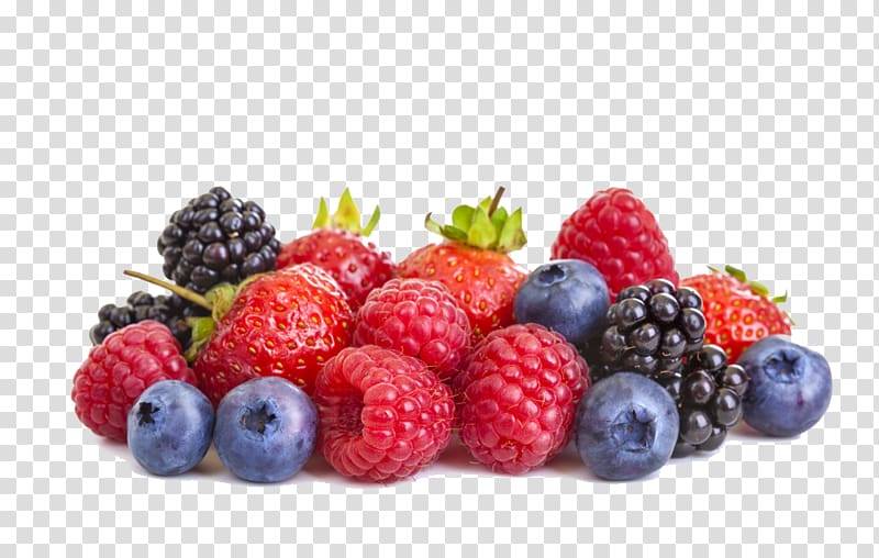 bunch of berry illustration, Frutti di bosco Smoothie Blueberry Raspberry Strawberry, Berries HD transparent background PNG clipart