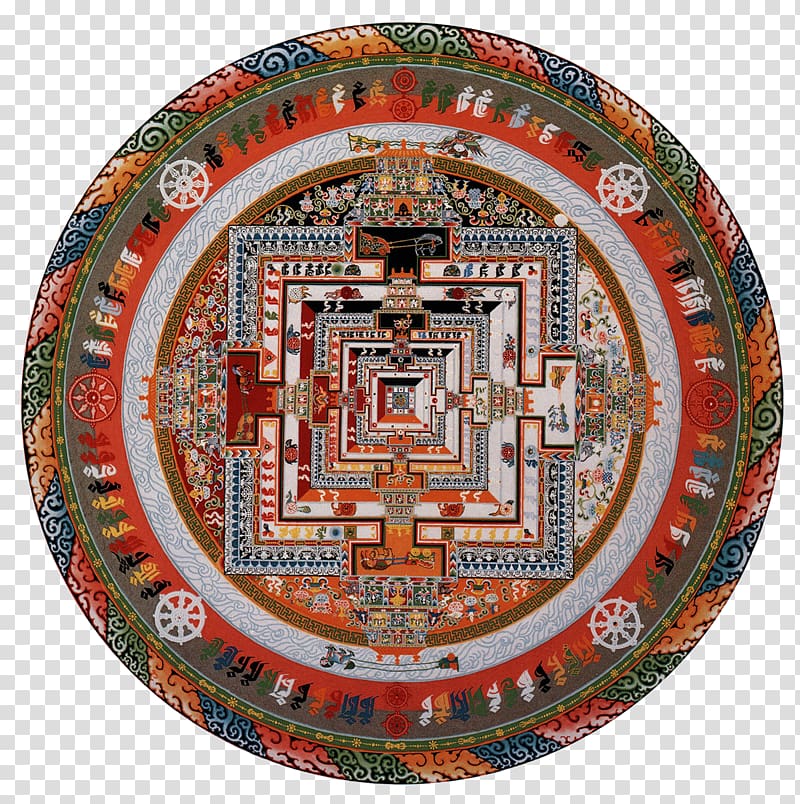The Mandala: Sacred Circle in Tibetan Buddhism Kalachakra, Buddhism transparent background PNG clipart