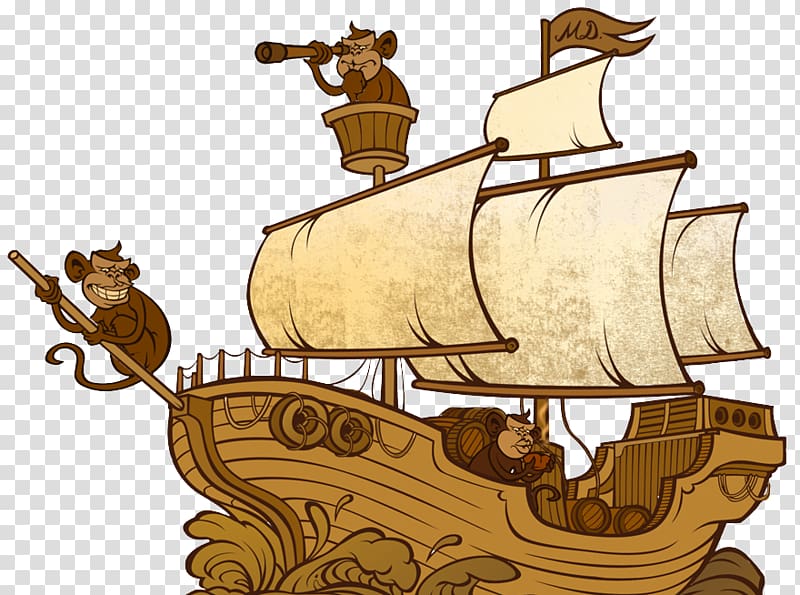 Caravel Cartoon Galleon Galley, others transparent background PNG clipart