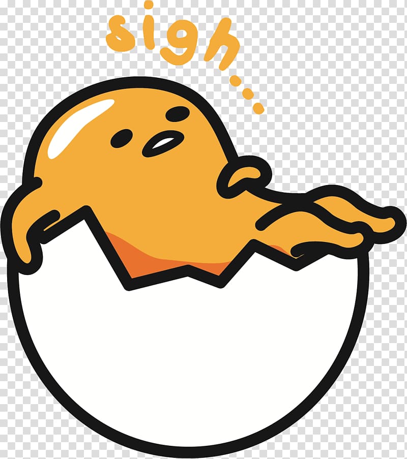 ぐでたま Sanrio Egg Yolk Tamagoyaki, others transparent background PNG clipart