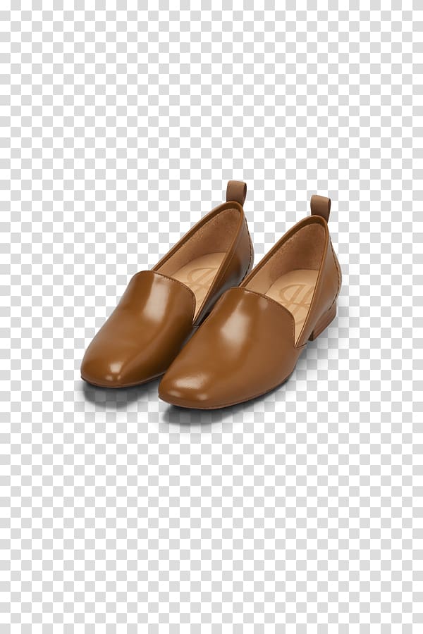 Slip-on shoe Leather Sandal Caramel color, dressing down loafers transparent background PNG clipart