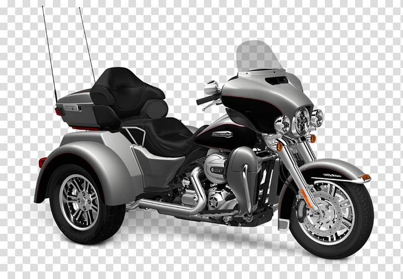 Harley-Davidson Tri Glide Ultra Classic Motorcycle Wheel Motorized tricycle, motorcycle transparent background PNG clipart