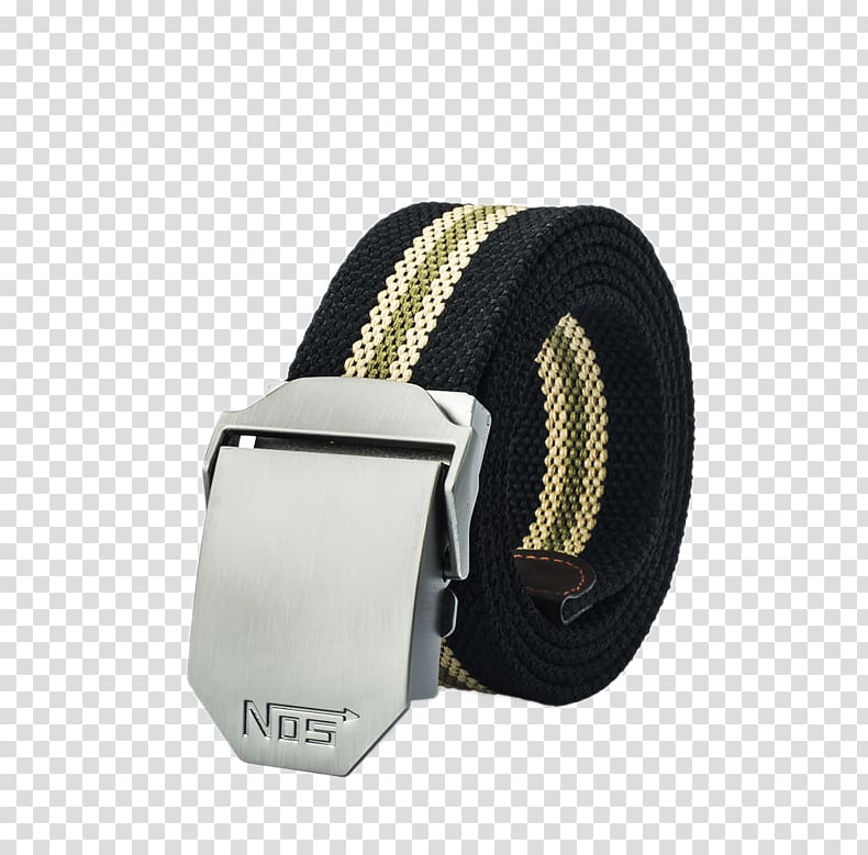Belt buckle Waist Canvas Fashion, Men\'s casual canvas belt belt transparent background PNG clipart