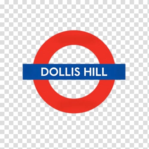 red and blue Dollis Hill icon, Dollis Hill transparent background PNG clipart