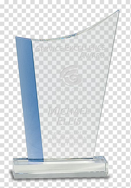Trophy Award Glass Engraving Crystal, glass trophy transparent background PNG clipart