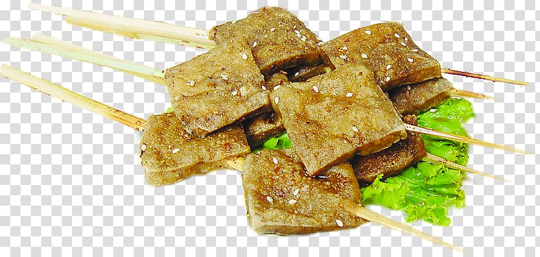 Yakitori Stinky tofu Chuan Barbecue, Barbecue stinky tofu food transparent background PNG clipart