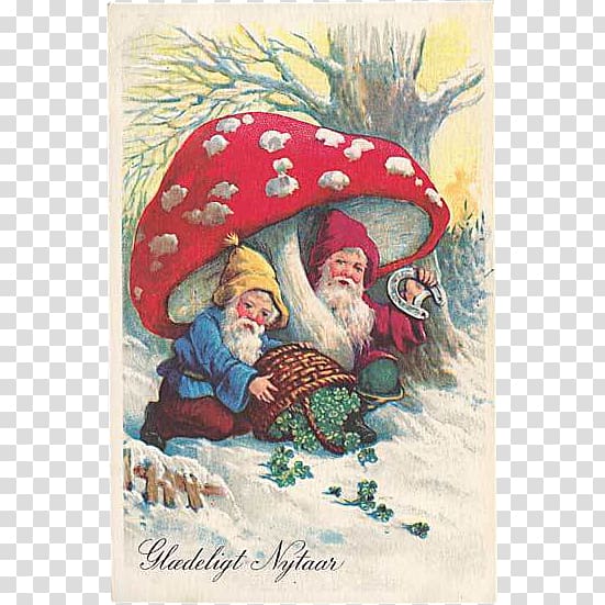 Amanita muscaria Santa Claus Krampus Fungus Christmas, santa claus transparent background PNG clipart