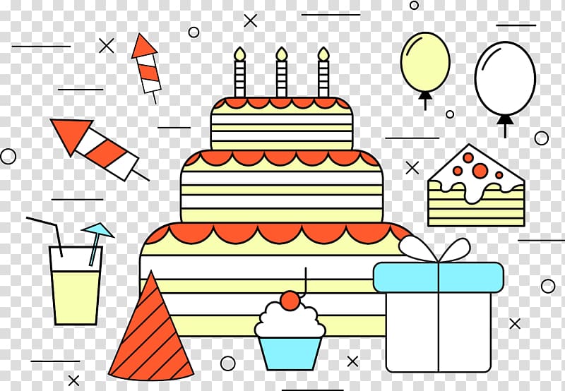 Birthday cake Icon, Birthday Cake transparent background PNG clipart