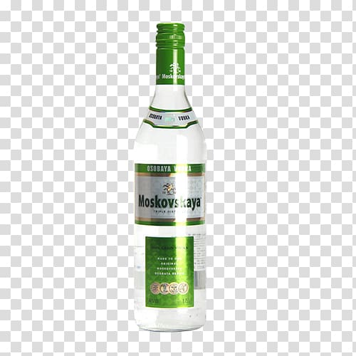 Moskovskaya vodka Distilled beverage Brandy Liqueur, Sorrento Green Vodka transparent background PNG clipart