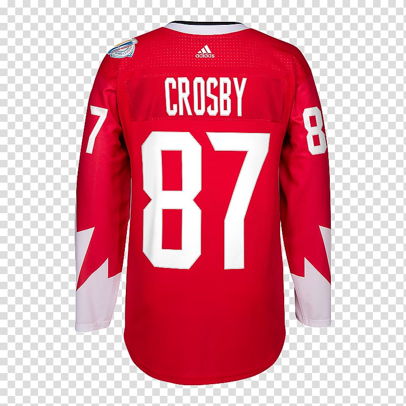 Canadian National Men\'s Hockey Team Sports Fan Jersey World Cup of Hockey T-shirt Ice hockey, World Cup Jersey transparent background PNG clipart