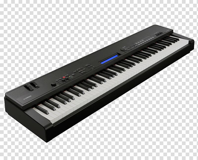 Yamaha Corporation Stage piano Sound Synthesizers Digital piano Action, piano keyboard transparent background PNG clipart