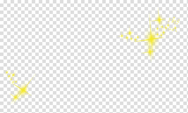 yellow star effect element transparent background PNG clipart