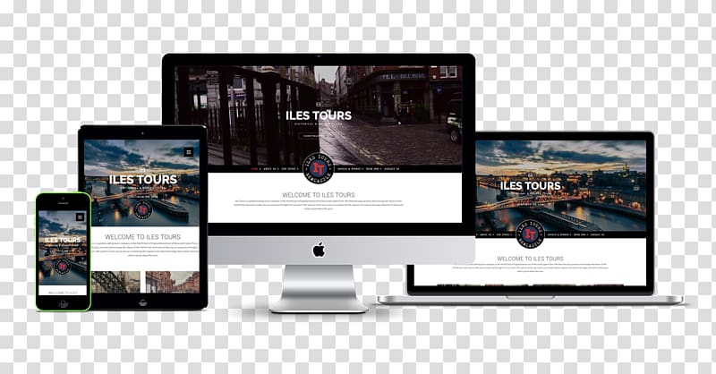 Responsive web design Web development, digital city transparent background PNG clipart