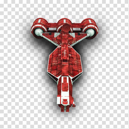 red and gray spacecraft illustration, fictional character joint pattern, RepublicCruiser transparent background PNG clipart