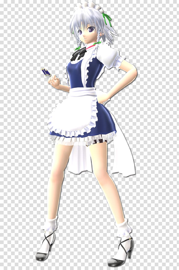 Clothing Sakuya Izayoi Maid Uniform Touhou Project, maid transparent background PNG clipart