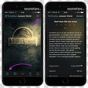 Film poster Film poster Jurassic Park Smartphone, jurassic park transparent background PNG clipart thumbnail